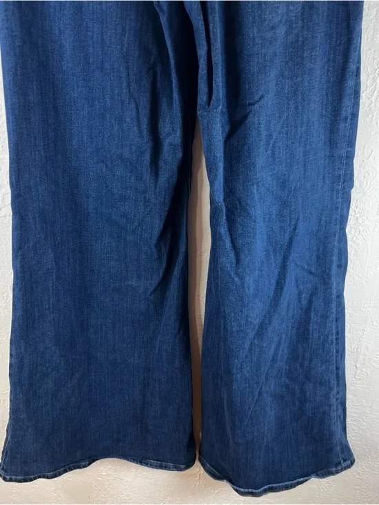 Frame High Rise Le Palazzo Wide Leg Jeans in Orlena - Picture 12 of 15